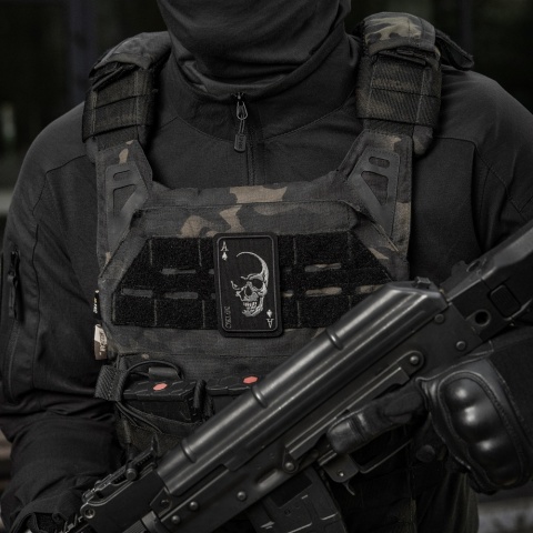 M-TAC Naszywka na rzep Face of War Haft Black