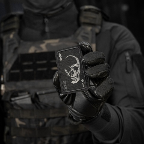 M-TAC Naszywka na rzep Face of War Haft Black