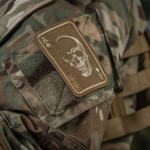 M-TAC Naszywka na rzep Face of War Haft Coyote