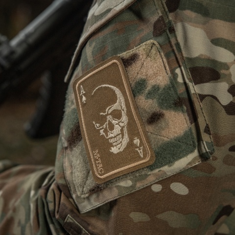 M-TAC Naszywka na rzep Face of War Haft Coyote