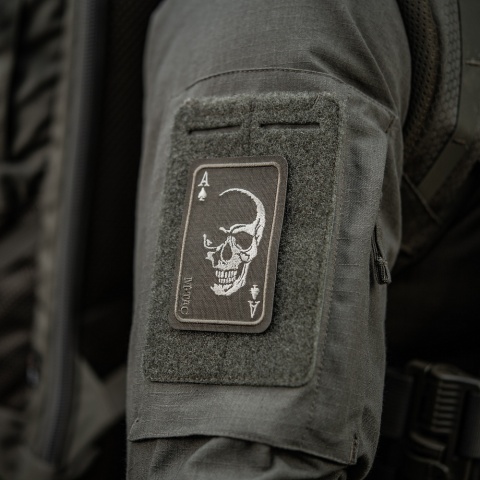 M-TAC Naszywka na rzep Face of War Haft Ranger Green