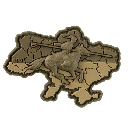 M-TAC Naszywka na rzep Kozacka Ukraina 3D PVC Coyote