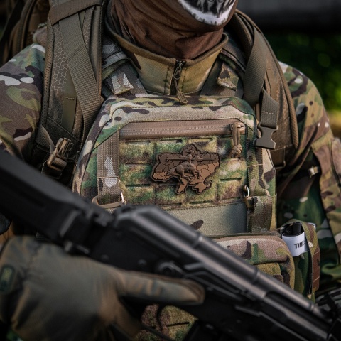 M-TAC Naszywka na rzep Kozacka Ukraina 3D PVC Coyote
