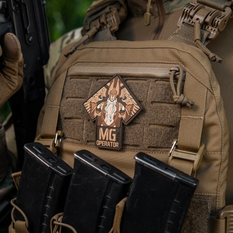 M-TAC Naszywka na rzep MG Operator PVC Coyote