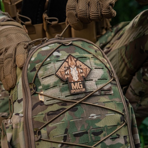 M-TAC Naszywka na rzep MG Operator PVC Coyote