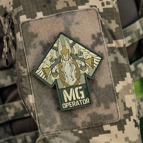 M-TAC Naszywka na rzep MG Operator PVC Olive