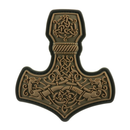 M-TAC Naszywka na rzep Mjolnir Large PVC Coyote