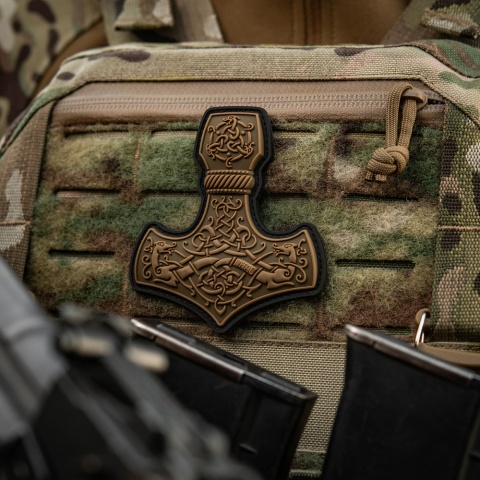 M-TAC Naszywka na rzep Mjolnir Large PVC Coyote