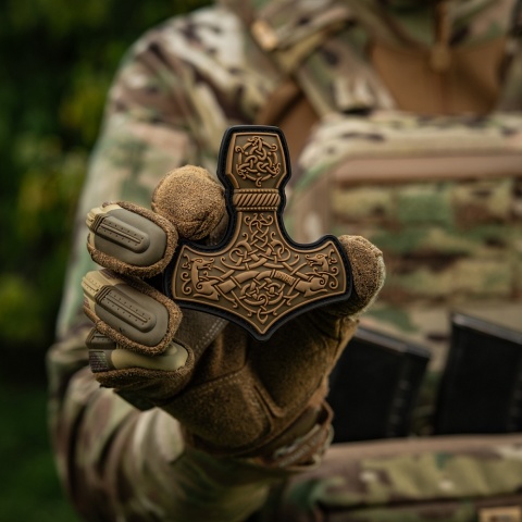 M-TAC Naszywka na rzep Mjolnir Large PVC Coyote