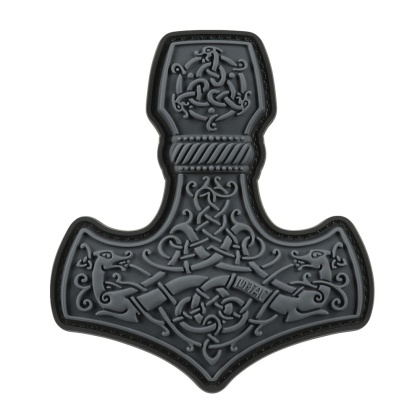M-TAC Naszywka na rzep Mjolnir Large PVC Grey