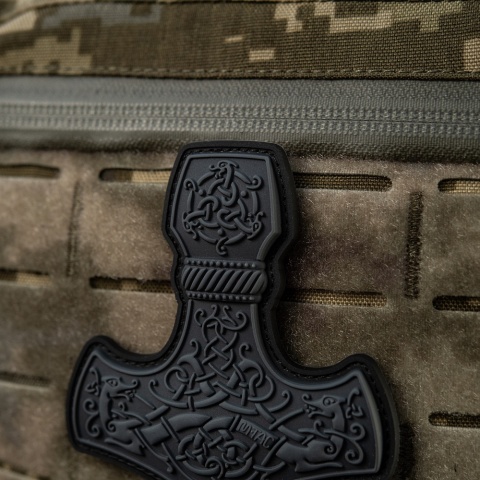 M-TAC Naszywka na rzep Mjolnir Large PVC Grey
