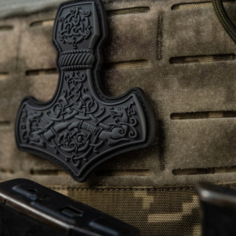 M-TAC Naszywka na rzep Mjolnir Large PVC Grey