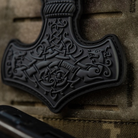 M-TAC Naszywka na rzep Mjolnir Large PVC Grey