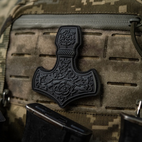 M-TAC Naszywka na rzep Mjolnir Large PVC Grey