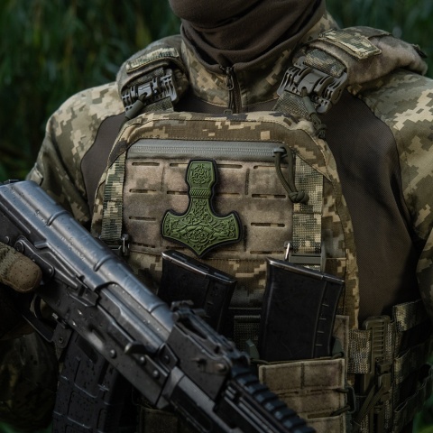 M-TAC Naszywka na rzep Mjolnir Large PVC Olive