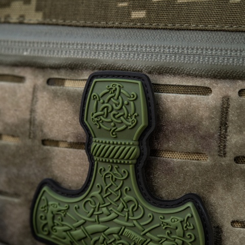 M-TAC Naszywka na rzep Mjolnir Large PVC Olive