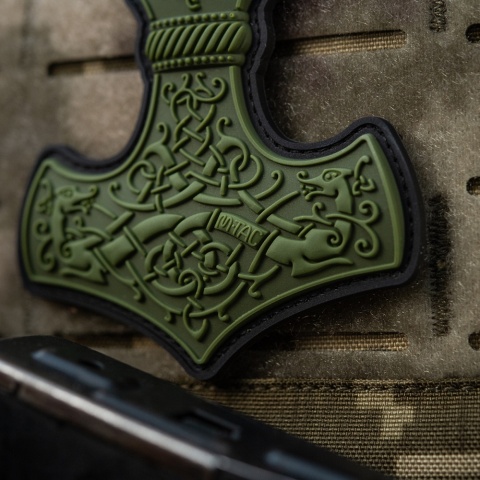 M-TAC Naszywka na rzep Mjolnir Large PVC Olive