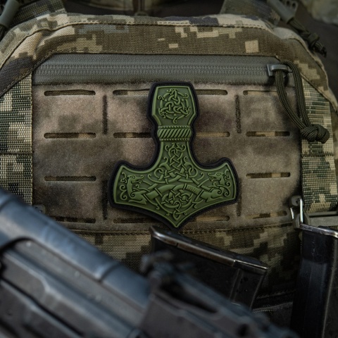 M-TAC Naszywka na rzep Mjolnir Large PVC Olive