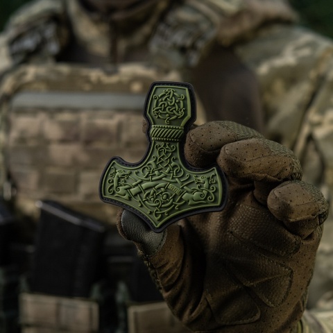 M-TAC Naszywka na rzep Mjolnir Large PVC Olive