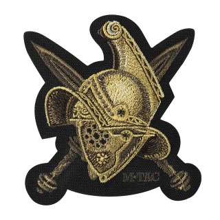 M-TAC Naszywka na rzep Na Hełm Gladiator Haftowana Black