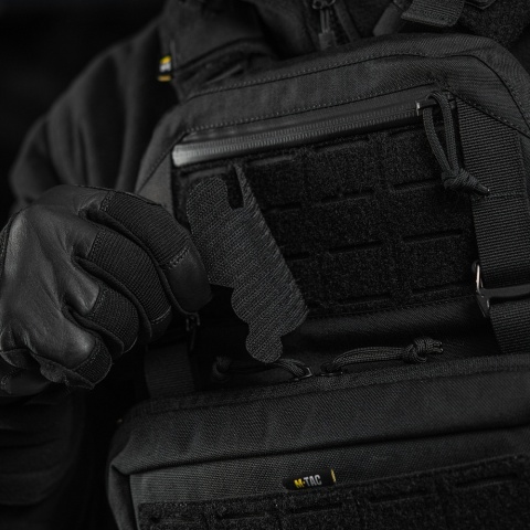 M-TAC Naszywka na rzep Na Hełm Gladiator Haftowana Black