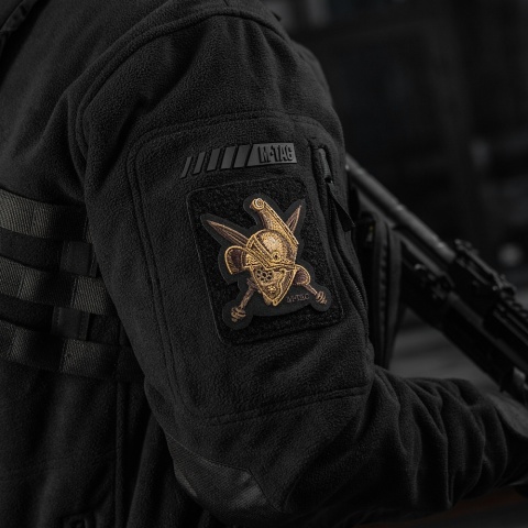 M-TAC Naszywka na rzep Na Hełm Gladiator Haftowana Black