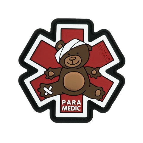 M-TAC Naszywka na rzep Paramedic Miś PVC Brown/Black