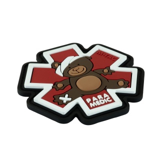 M-TAC Naszywka na rzep Paramedic Miś PVC Brown/Black
