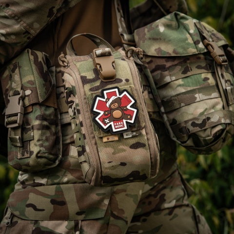 M-TAC Naszywka na rzep Paramedic Miś PVC Brown/Black