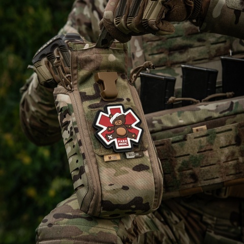M-TAC Naszywka na rzep Paramedic Miś PVC Brown/Black