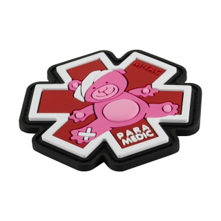 M-TAC Naszywka na rzep Paramedic Miś PVC Pink/Black