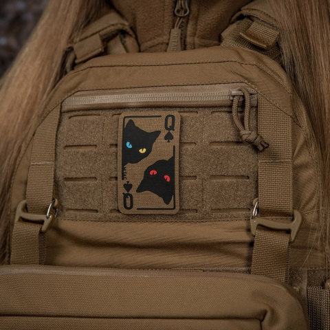 M-TAC Naszywka na rzep Queen of Spades Coyote/Black