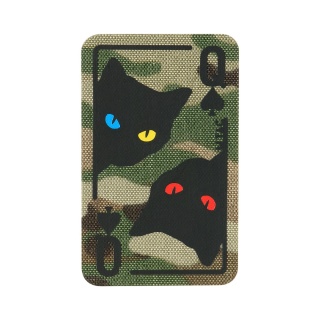 M-TAC Naszywka na rzep Queen of Spades MultiCam Black®