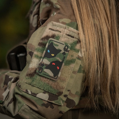 M-TAC Naszywka na rzep Queen of Spades MultiCam Black®