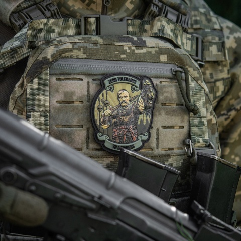 M-TAC Naszywka na rzep Zero Tolerance PVC Olive