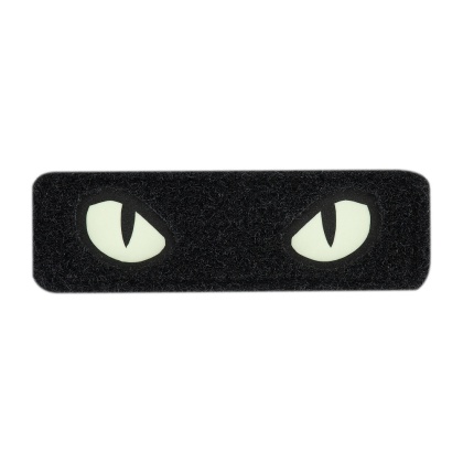M-TAC Naszywka na rzep Cat Eyes Type 2 Laser Cut Black GID