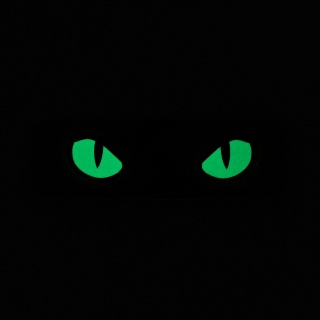 M-TAC Naszywka na rzep Cat Eyes Type 2 Laser Cut Black GID