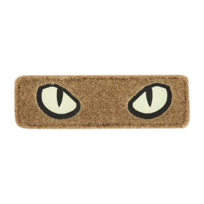 M-TAC Naszywka na rzep Cat Eyes Type 2 Laser Cut Coyote GID