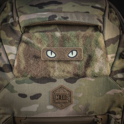 M-TAC Naszywka na rzep Cat Eyes Type 2 Laser Cut Coyote GID