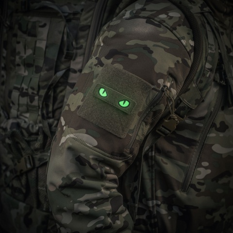 M-TAC Naszywka na rzep Cat Eyes Type 2 Laser Cut Coyote GID