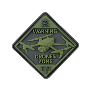 M-TAC Naszywka na rzep Drone Zone PVC Olive