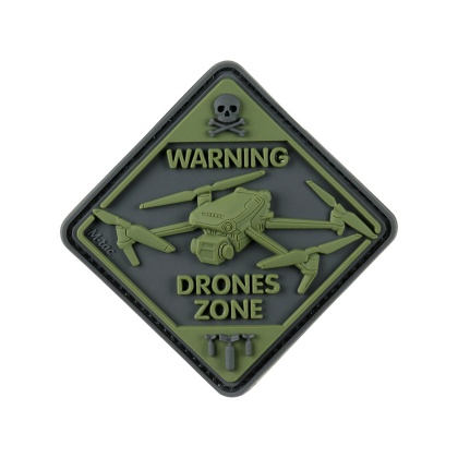 M-TAC Naszywka na rzep Drone Zone PVC Olive