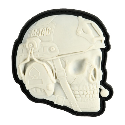 M-TAC Naszywka na rzep Operator 3D PVC White