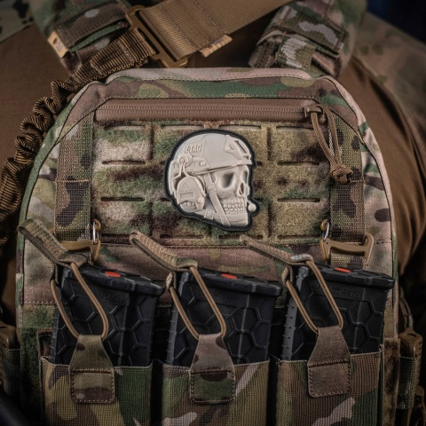 M-TAC Naszywka na rzep Operator 3D PVC White