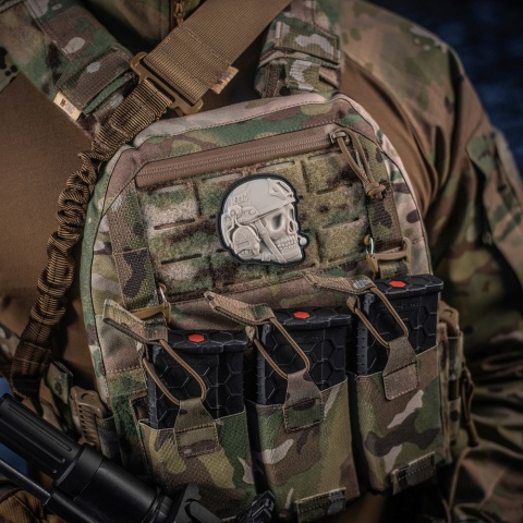 M-TAC Naszywka na rzep Operator 3D PVC White