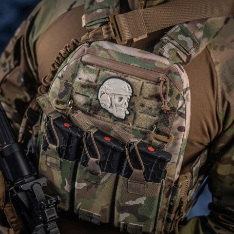 M-TAC Naszywka na rzep Operator 3D PVC White