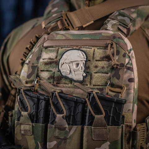 M-TAC Naszywka na rzep Operator 3D PVC White