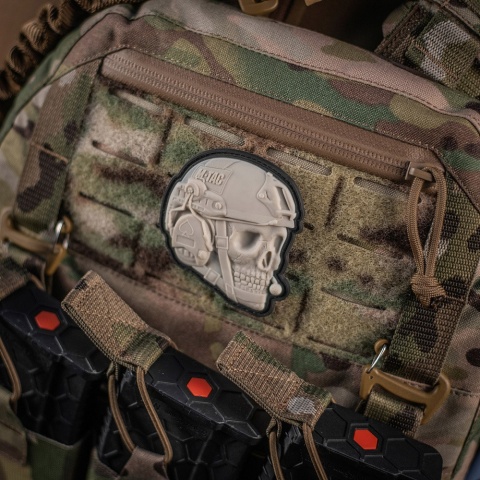 M-TAC Naszywka na rzep Operator 3D PVC White