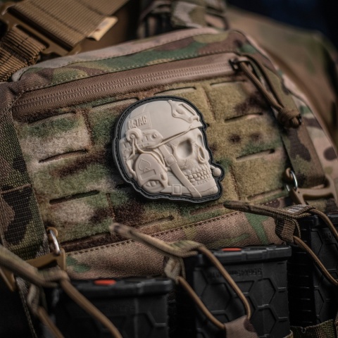 M-TAC Naszywka na rzep Operator 3D PVC White