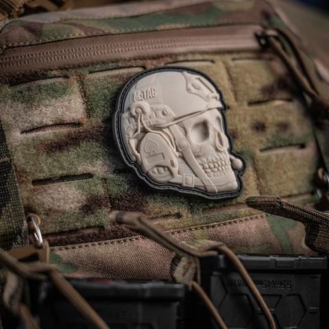 M-TAC Naszywka na rzep Operator 3D PVC White